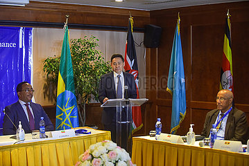 Äthiopien-Addis Ababa-Horn von Africa China-Konferenz Äthiopien-Addis Ababa-Horn von Africa China-Konferenz