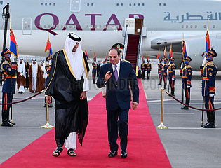 Ägypten-Cairo-Qatari Emir-Visit Ägypten-Cairo-Qatari Emir-Visit