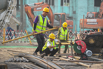 CHINA-INNER MONGOLIA-BAOTOU-HOT WEATHER-CONSTRUCTORS (CN)