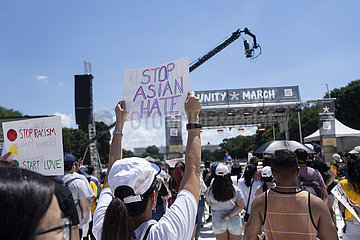 US-Washington  D.C.-Asian Americans-Racial-Hass-Violence-Rally