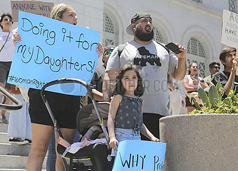 US-Los Angeles-Abtreibungsrechte-Protest