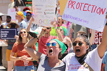 US-Los Angeles-Abtreibungsrechte-Protest