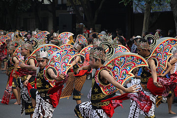 Indonesien-surakarta-kulturelle Veranstaltung