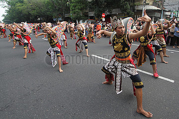 Indonesien-surakarta-kulturelle Veranstaltung