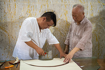 (Meister des Handwerks) China-Hunan-Changsha-Yuezhou Fan-Ineritor (CN)