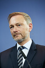 Berlin  Deutschland - Bundesfinanzminister Christian Lindner.
