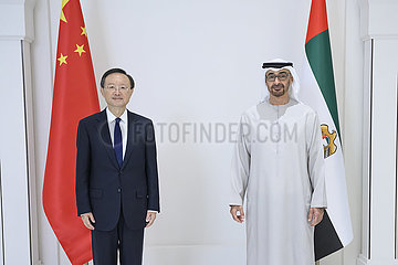 VAE-Abu Dhabi-Präsident-China-Yang Jiechi-Meeting