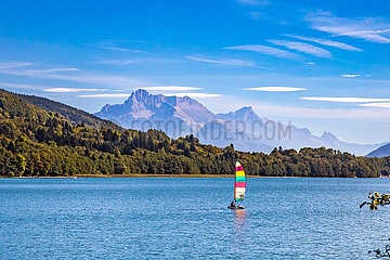 France. Isere (38) Laffrey lake