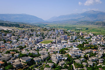 Stadt Gjirokastra  UNESCO Weltkulturerbe  Albanien