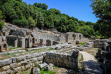Weltkulturerbe Ruinenstadt Butrint  Ksamil  Albanien