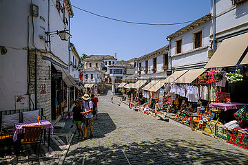 Stadt Gjirokastra  UNESCO Weltkulturerbe  Albanien