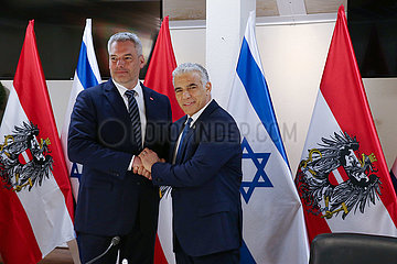 Midost-Jerusalem-PM-Austrian Kanzler-Unterzeichnung Zeremonie