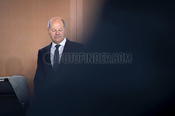 Olaf Scholz  cabinet meeting