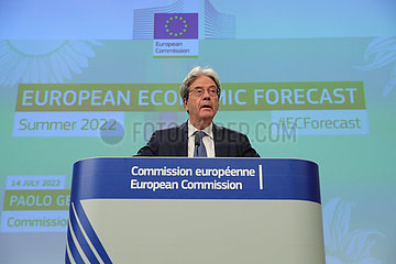 Belgien-Brussel-EU-Ökonomische Prognose