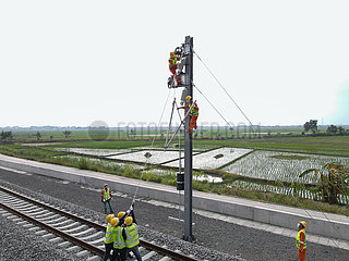 Indonesien-Jakarta-Bandung-Hochgeschwindigkeits-Bahnkonstruktion