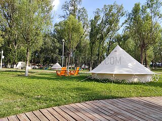 China-Beijing Expo Park-Camping-Gebiet (CN)