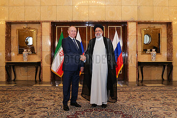 Iran-Tehran-Präsident-Russland-Präsident-Meeting