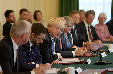 Großbritannien-London-Boris Johnson-Last-Kabinettssitzung