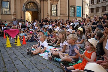 Tschechische Republik-Prag-Street-Theaterfestival