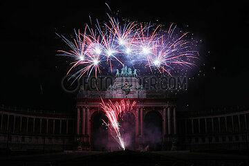 BELGIUM-BRUSSELS-NATIONAL DAY-FIREWORKS