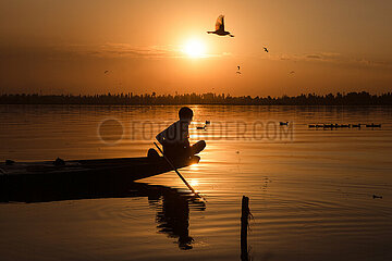 Kashmir-Srinagar-Sunset