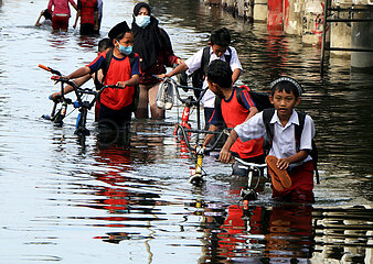 Indonesien-Semarang-Coastal-Flood