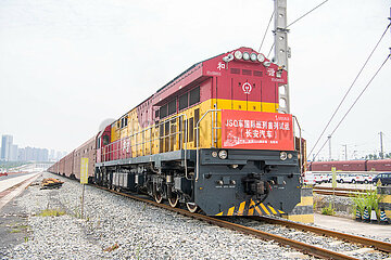 China-Chongqing-Russsia-Moskau-Freight-Zug-Service-Pilot-Lauf (CN)