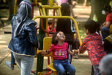 Indonesien-Süd-Tangerang-Nationaler Kindertag