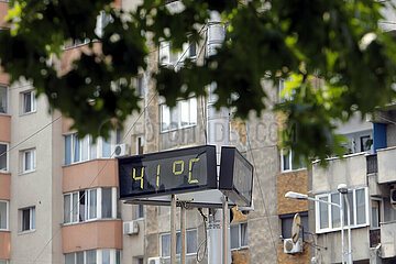 Rumänien-Bucharest-Heatwave