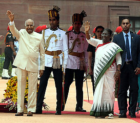 Indien-New Delhi-New President