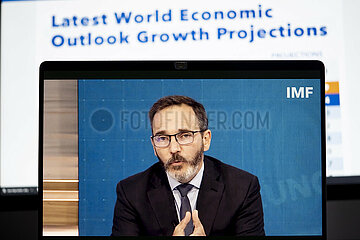 US-Washington  D.C.-IMF-Global-Wachstumsprognose