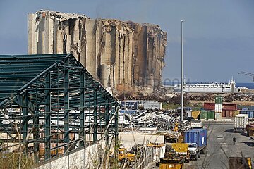 Libanon-Beirut Port-Silos-Collapse-Risiko