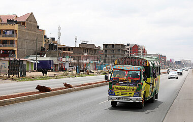 Kenya-Nairobi-Chinese-gebautes Roadastern-Bypass
