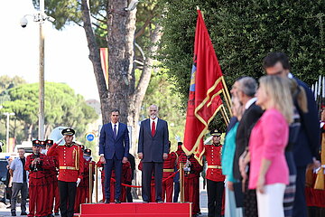 ALBANIA-TIRANA-PM-SPAIN-PM-MEETING