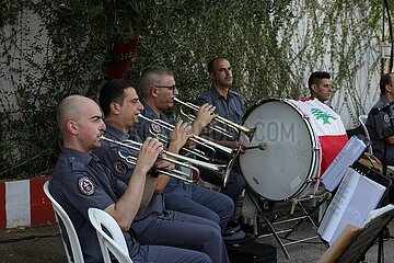 LEBANON-BEIRUT-BLAST-FIREFIGHTERS-MEMORIAL EVENT