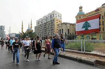 LEBANON-BEIRUT-PORT BLAST-SECOND ANNIVERSARY-MARCH