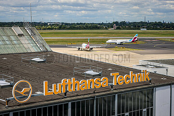 Flughafen Duesseldorf  Lufthansa Technik  Eurowings  Nordrhein-Westfalen  Deutschland