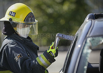 CANADA-VANCOUVER-FEMALE FIREFIGHTERS-TRAINING CAMP