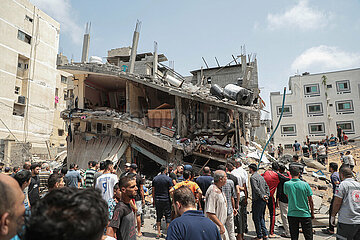 Midost-Gaza City-Airstrike