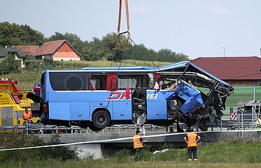 CROATIA-VARAZDIN-BUS ACCIDENT