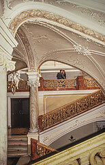 Ukraine. Odessa. Das Opernhaus  das 1887 von Wiener Architekten Ferdinand Fellner und Hermann Helmer erbaut wurde