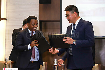 ETHIOPIA-ADDIS ABABA-CHINA-INDUSTRIAL PARK-AGREEMENT-SIGNING