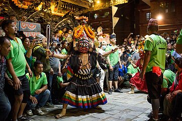 Nepal-Bhaktapur-Kultur-Nil Barahi Tanzfestival