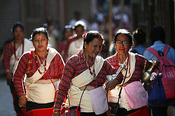 NEPAL-LALITPUR-GANESH PUJA FESTIVAL