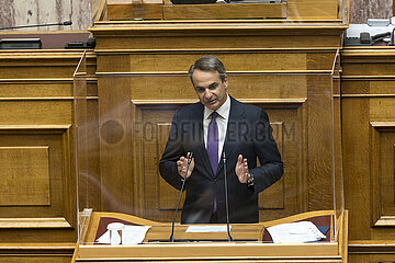 Griechenland-PM-Parlament-Debatte
