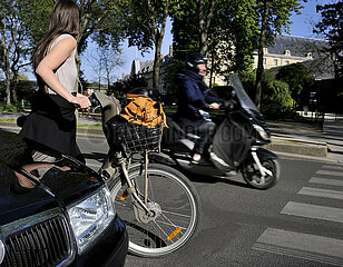 France  Paris (75) 7th arrondissement  V?lib bike