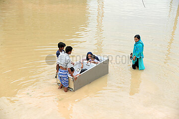 Indien-Bangalore-Flood
