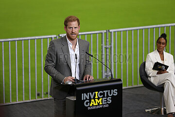 Pressekonferenz mit Prinz Harry ein Jahr vor INVICTUS GAMES DÜSSELDORF 2023