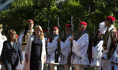 Griechenland-Athens-Slowak-Republik-Präsident-Besuch