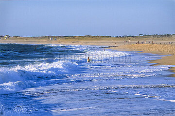France. Aquitaine. Landes (40). Hossegor  Atlantic beach